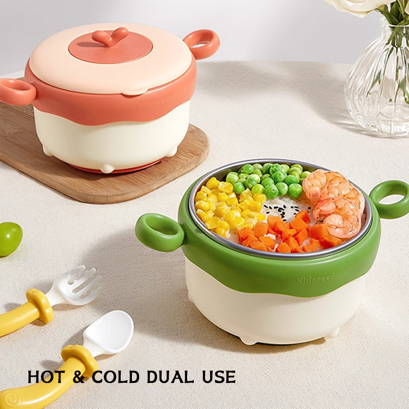 Baby Food Lunch - ベビーフードボウル保温ジャー断熱スープカップ魔法瓶容器ステンレス鋼弁当箱サーモキープホットベビー食器