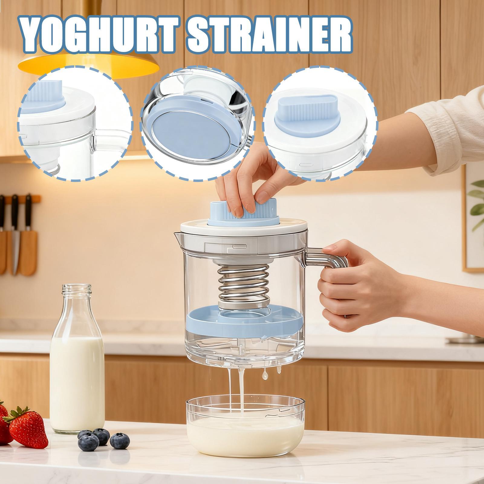 Baby Food Strainer - ドライヨーグルトストレーナー圧力濾過ヨーグルトストレーナークリーム濾過機キッチン調理用ミルクサラダベビーフード家庭用