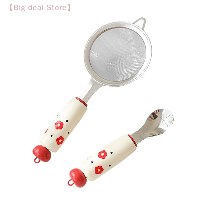 Baby Food Egg - 【M】1個入り ドーパミンキッチン ベビーフードツール ステンレス製卵黄分離器 メッシュふるいフィルタースプーン 補助食品用具