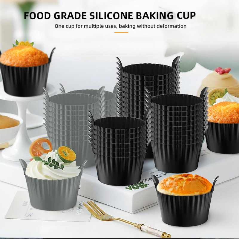 Baby Food Egg - 4個/6個入り シリコン製エッグカップ ポーチャー ノンスティック 電子レンジ対応 エッグクッカー