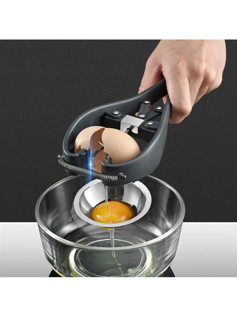 Baby Food Egg - 2in1卵割り器 キッチンツール 卵の殻を素早く割り、卵黄と卵白を分離 ベビーフードの準備に必須