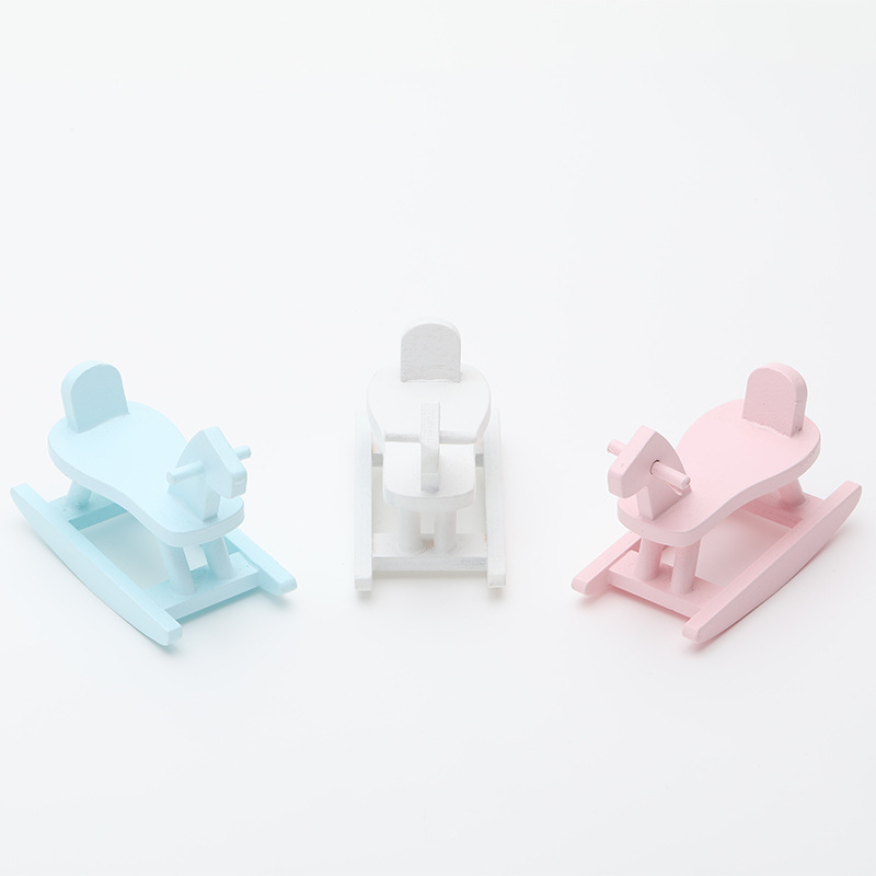 Baby Food With Fiber - ミニチュアフードプレイシーンモデルドールハウスアクセサリー、ミニベビー、小さな木馬、かわいい装飾アイテム、シミュレーション小道具
