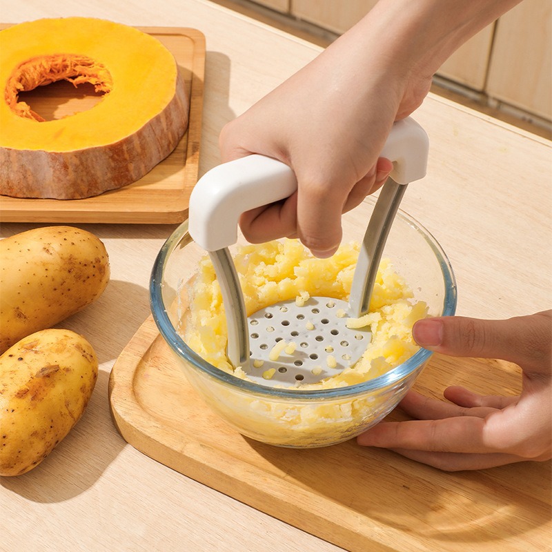 Baby Food With Sweet Potato - 手動ポテトマッシャー、果物・野菜の泥押し器、ベビーフードメーカー（サツマイモ、紫芋用）