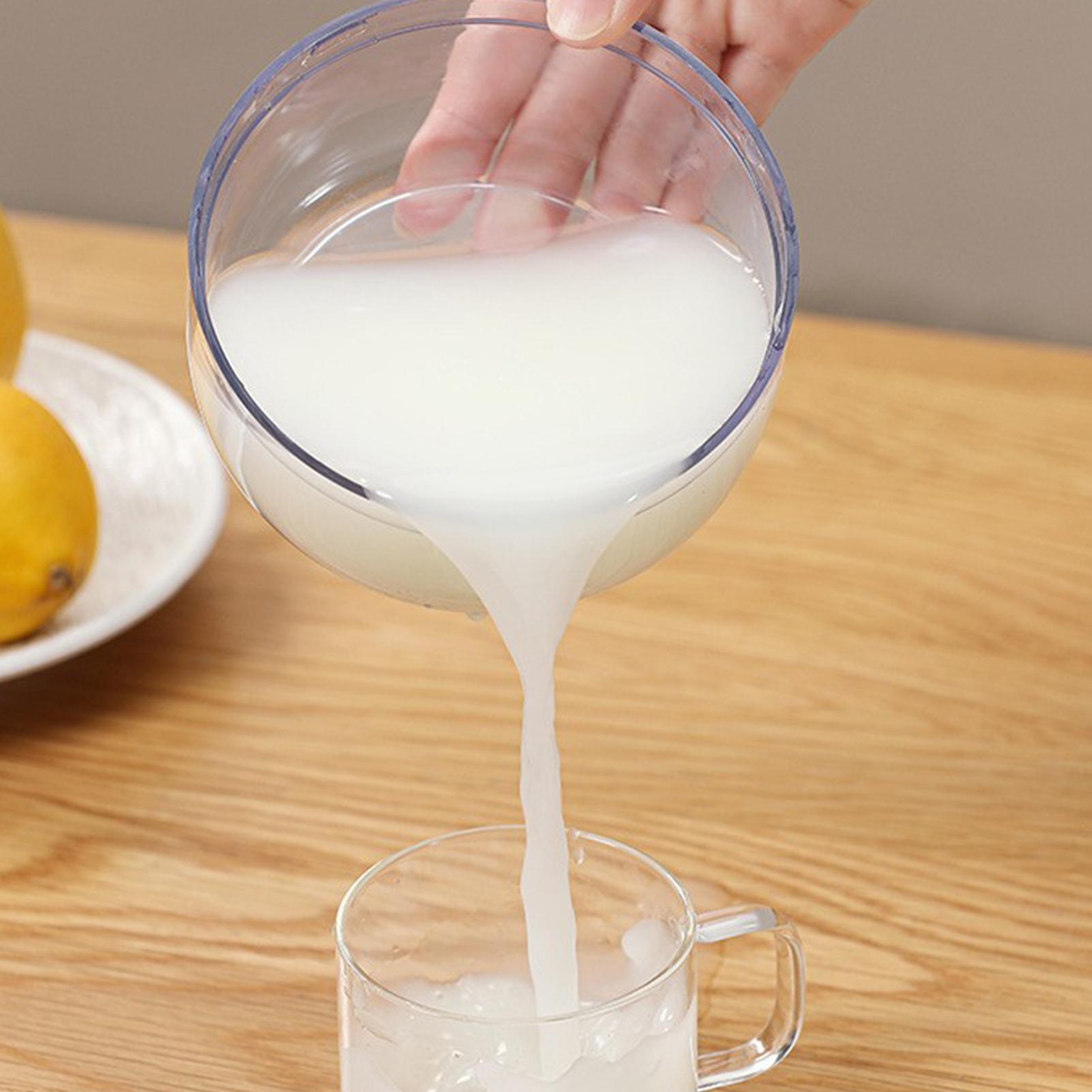 Baby Food Strainer - ヨーグルトストレーナー、スプリング圧力濾過機能付き、ヨーグルトフィルター、クリーム濾過機、キッチン調理用、ミルク、サラダ、ベビーフード用
