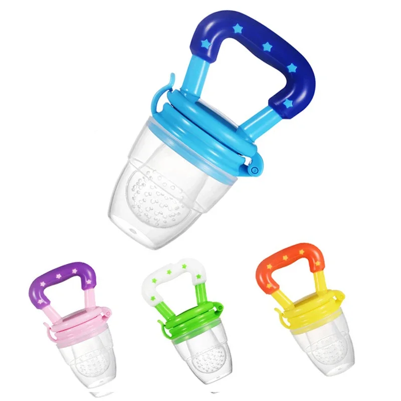 Baby Food Dispensing Spoon - シリコーンベビーおしゃぶり幼児乳首スーザー幼児子供おしゃぶりフィーダー新鮮なフルーツ食品新生児女の子男の子授乳乳首