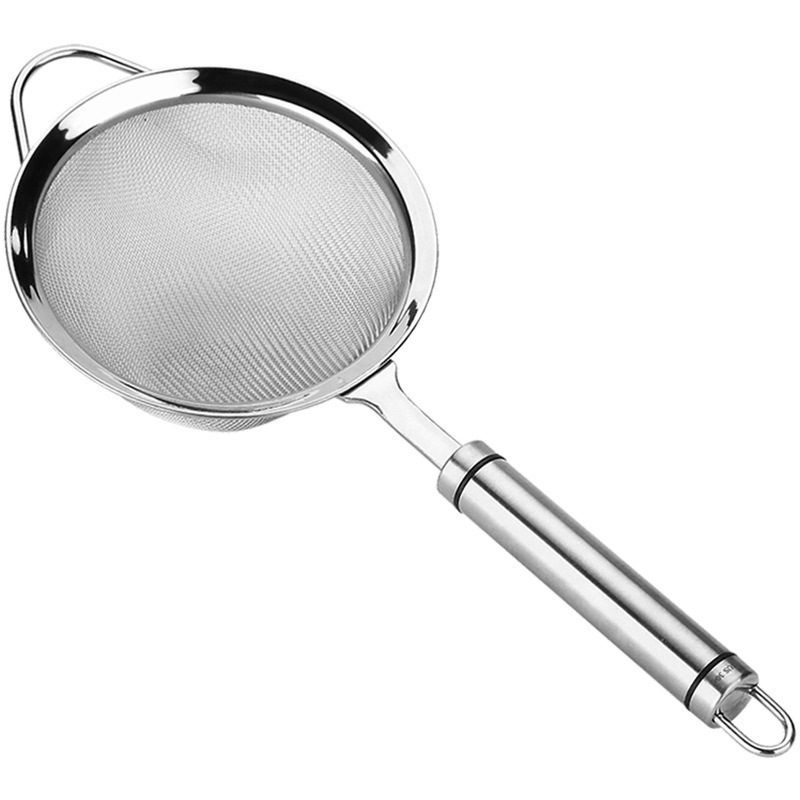 Baby Food Strainer - 304ステンレス鋼製ファインメッシュストレーナー、豆乳・ジュースフィルター、ふるい、ザル、スプーン、ベビーフード・キッチン用