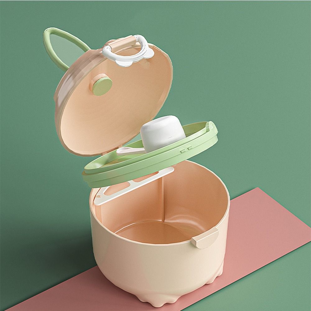 Baby Food Lunch - スプーン漫画ミルクパウダー給餌弁当箱必須シリアルベビーミルクパウダーボックス食品保存ボックス幼児スナックコンテナ