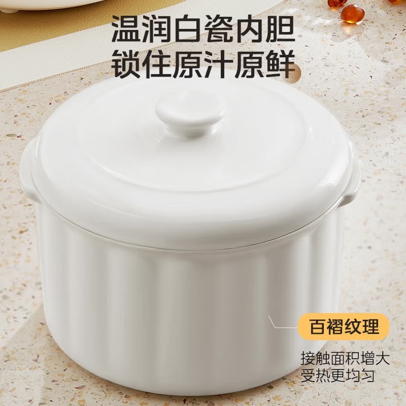 Baby Food Usa - 1～2人用電気シチューポット、耐水性シチューポット、家庭用ベビーフード小型シチューポット、スープ作り