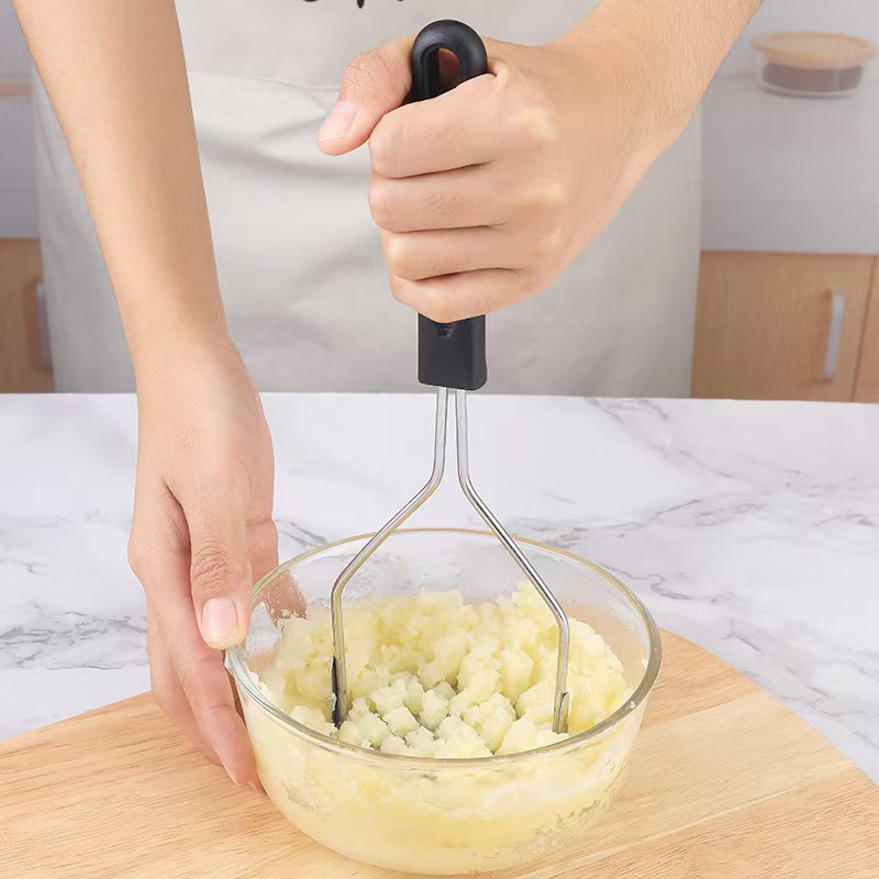 Baby Food Egg - ステンレス製ポテトプッシャー、家庭用卵・ベビーフードツール、マッシャー、ポテトマッシャー、手動マッシュクラッシャー、キッチンガジェット