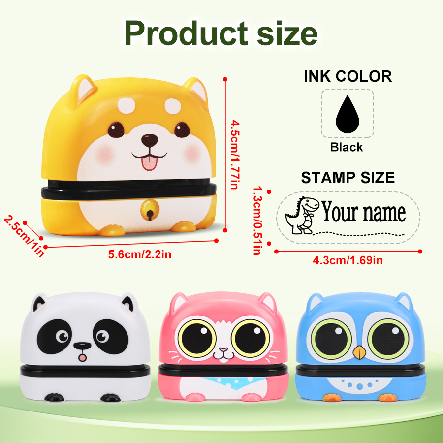 カスタムキュートネームスタンプ - ベビー服やランチバッグに - Baby Food Pouches のレビューと価格