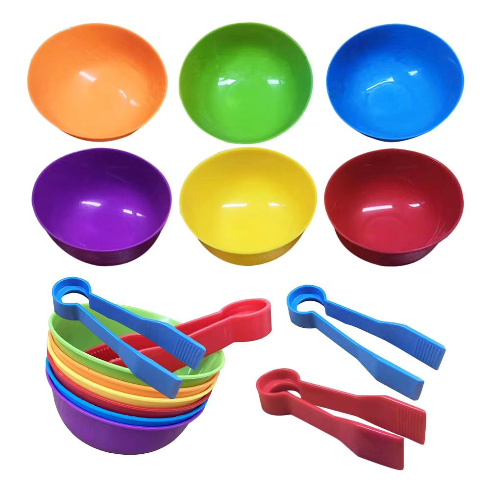 子供用分類カップ カウントと分類おもちゃセット レインボーカ - Baby Food Eat のレビューと価格