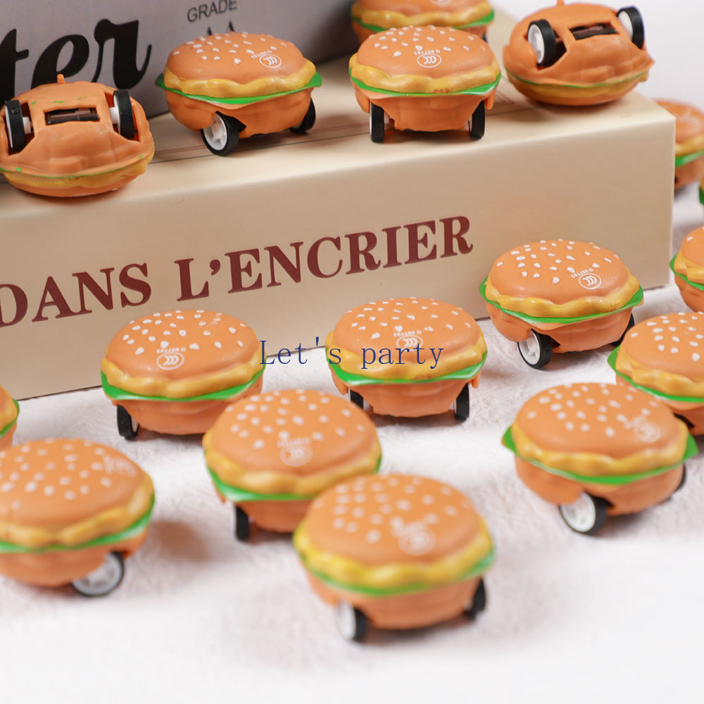 15 個ミニかわいい 3D バーガープルバック車のおもちゃ子 - Baby Food For 1 Year Old のレビューと価格