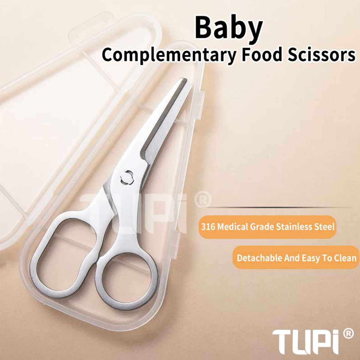 TUPI 取り外し可能な刃 ベビーフードはさみ - 食品グレ - Veggie Baby Food のレビューと価格