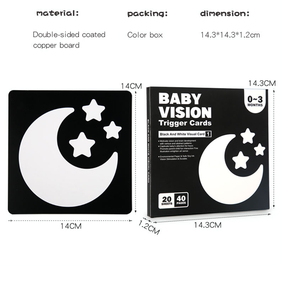 赤ちゃん視覚刺激カードモンテッソーリハイコントラストフラッシ - Baby Food Eat のレビューと価格