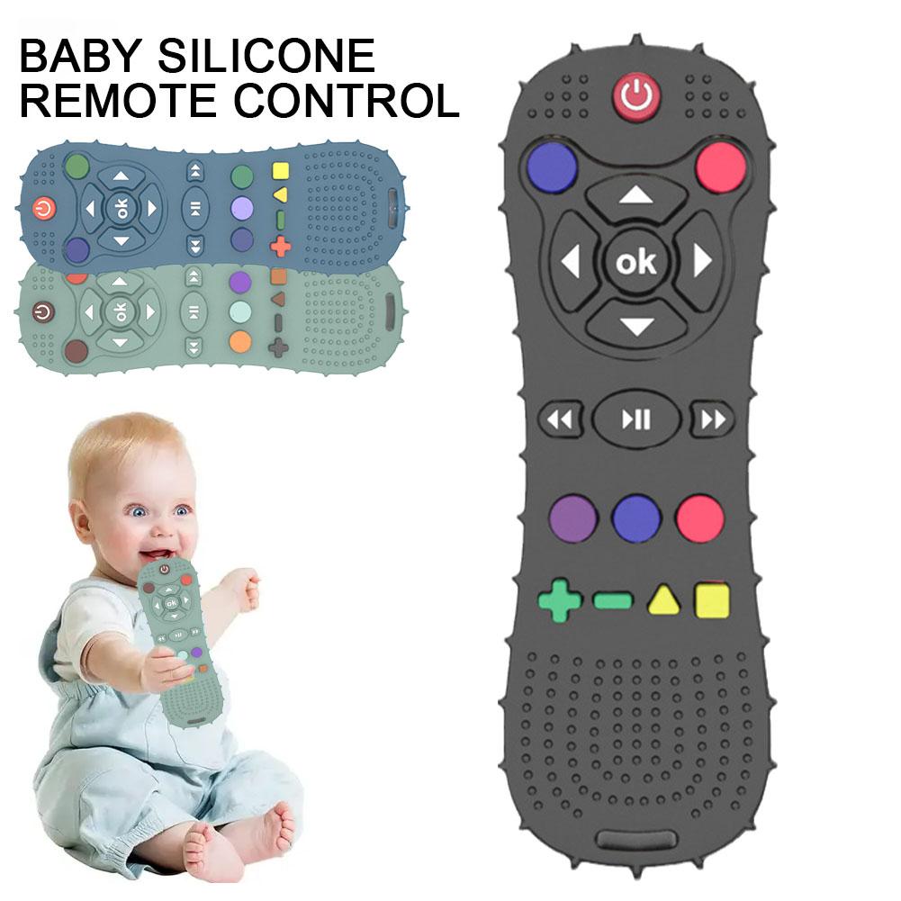 ベビーシリコンリモコン型歯固め、赤ちゃんの手を噛むのを防ぐ歯 - Baby Food Eat のレビューと価格