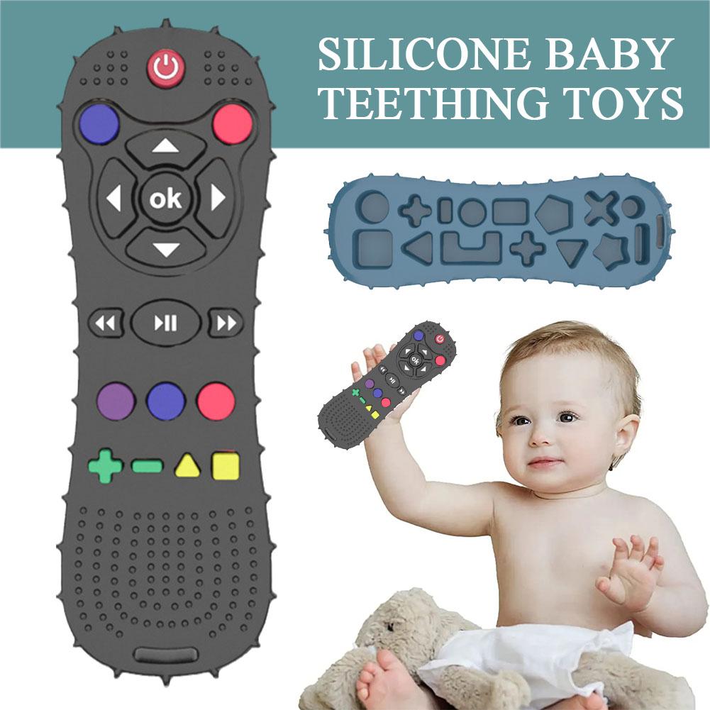 ベビーシリコンリモコン型歯固め、赤ちゃんの手を噛むのを防ぐ歯 - Baby Food Eat のレビューと価格