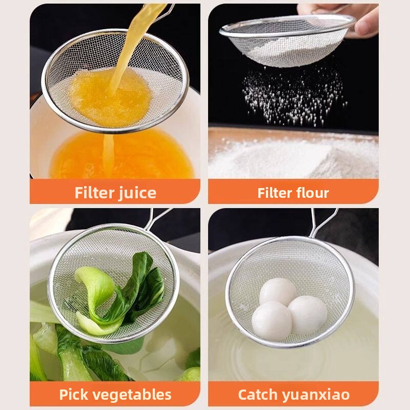 ステンレス製細目メッシュストレーナースプーン、小麦粉、ジュー - Baby Food Strainer のレビューと価格
