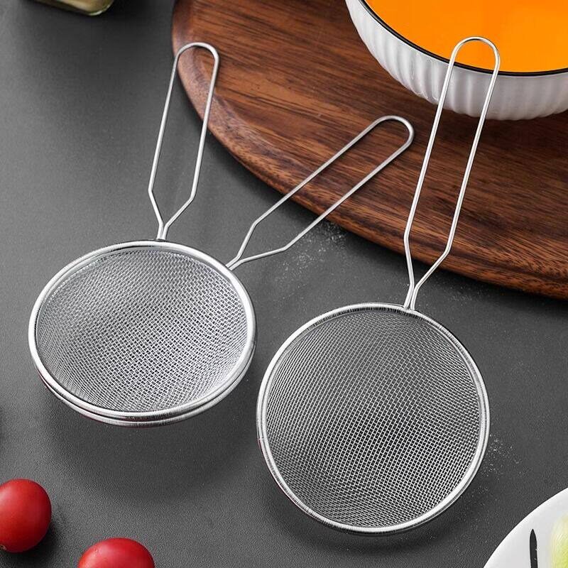 ステンレス製細目メッシュストレーナースプーン、小麦粉、ジュー - Baby Food Strainer のレビューと価格
