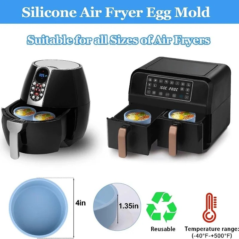 再利用可能なシリコンエアフライヤーエッグ蒸し型、電子レンジと - Baby Food Egg のレビューと価格