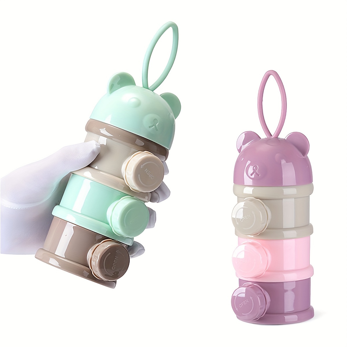 ストラップ付き大容量ベビーミルクパウダーコンテナ、ベビーフォ - Baby Food Pouches のレビューと価格