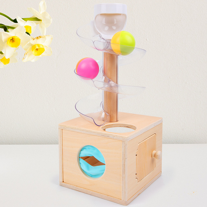 モンテッソーリおもちゃ 赤ちゃん早期教育パズル 回転トラック - Baby Food Eat のレビューと価格