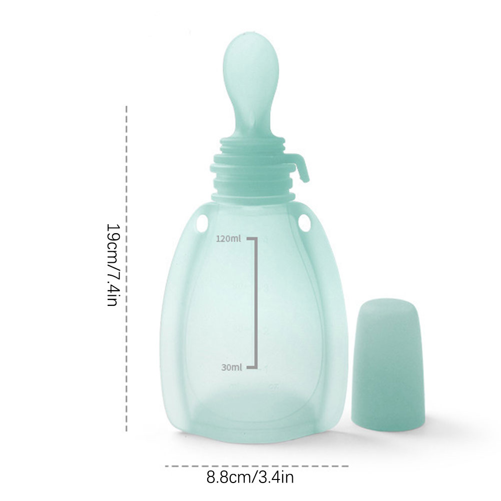 再利用可能なベビーフードポーチ BPAフリー 120ml 大 - Baby Food Pouches のレビューと価格