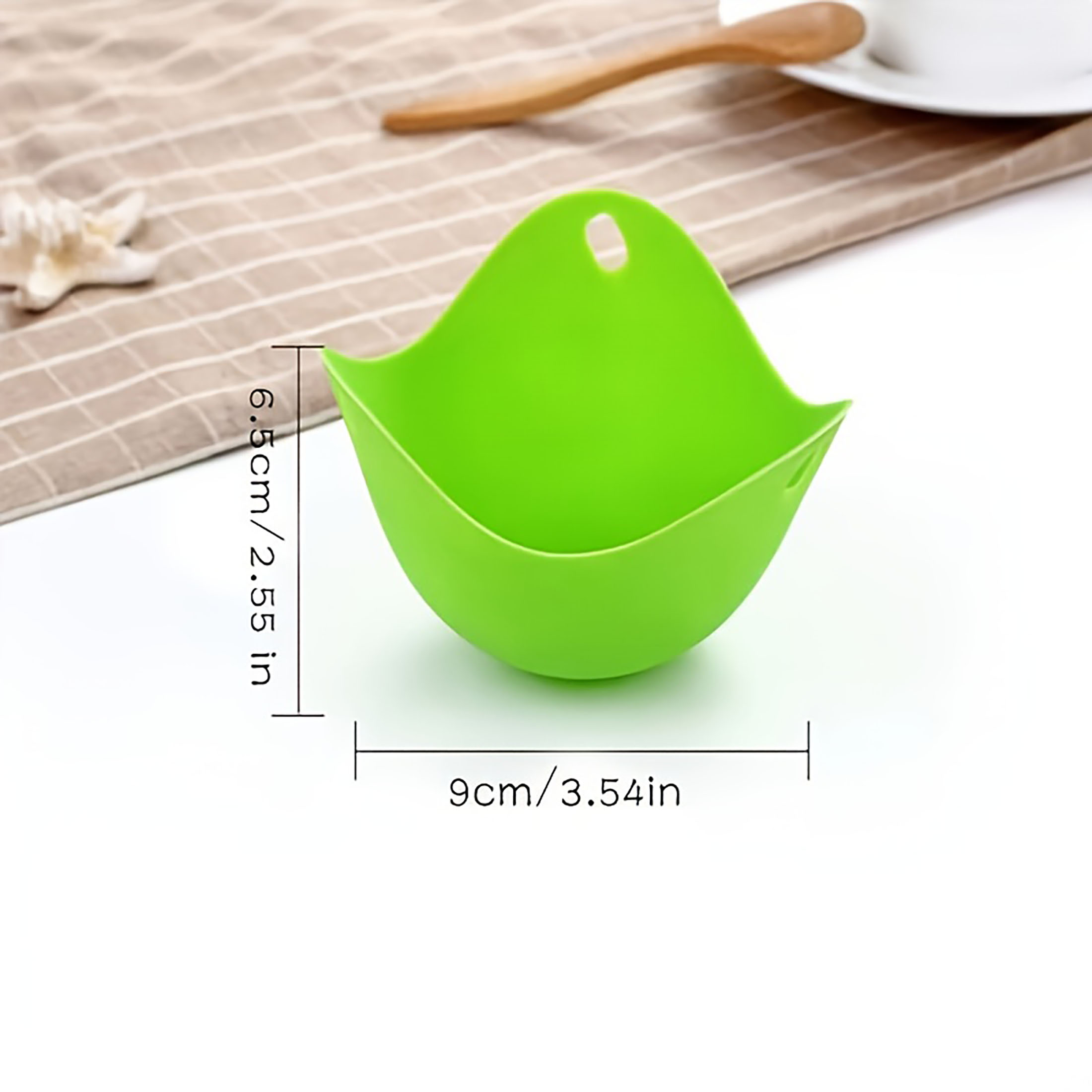 シリコーン卵密猟カップ卵ボイラー型カップ電子レンジエアフライ - Baby Food Egg のレビューと価格