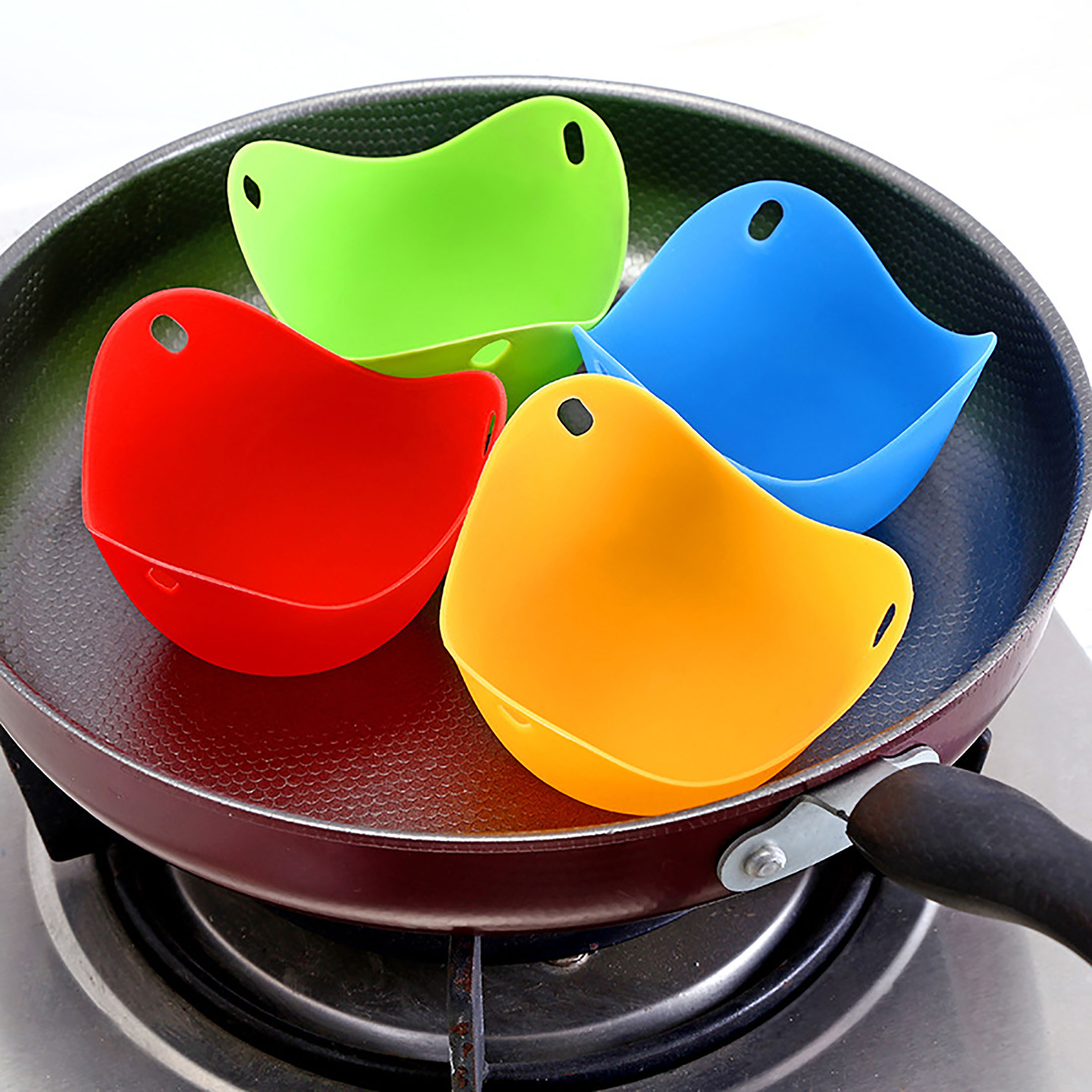 シリコーン卵密猟カップ卵ボイラー型カップ電子レンジエアフライ - Baby Food Egg のレビューと価格