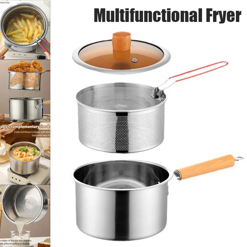 深型フライパン、ストレーナーと蓋付き、ステンレス製、ベビーフ - Baby Food Strainer のレビューと価格