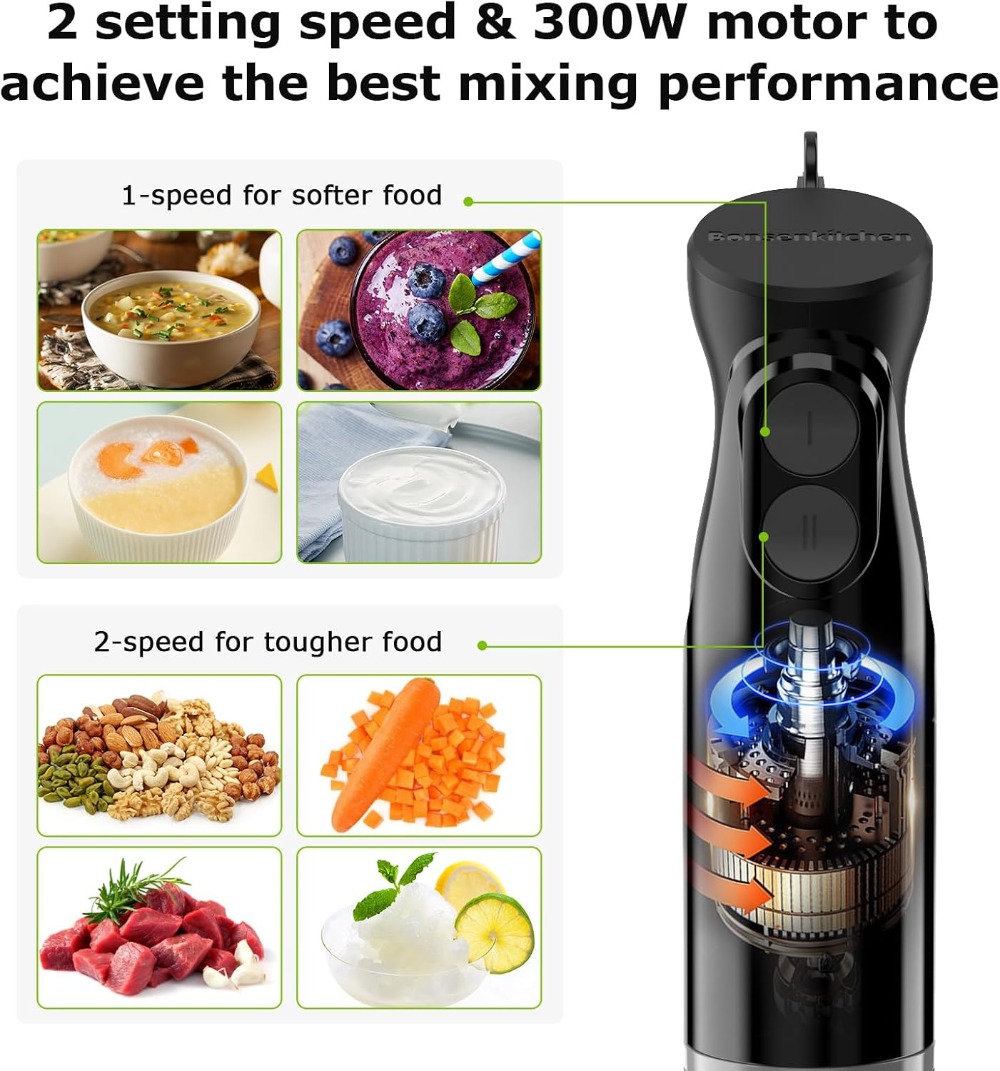 3-in-1 イマージョンブレンダー ハンドヘルドタイプ、2 - Baby Food Egg のレビューと価格