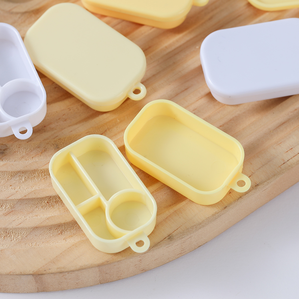 ミニミニチュアシリコーン食品収納ボックス無地ベビー食器ディナ - Baby Food Lunch のレビューと価格