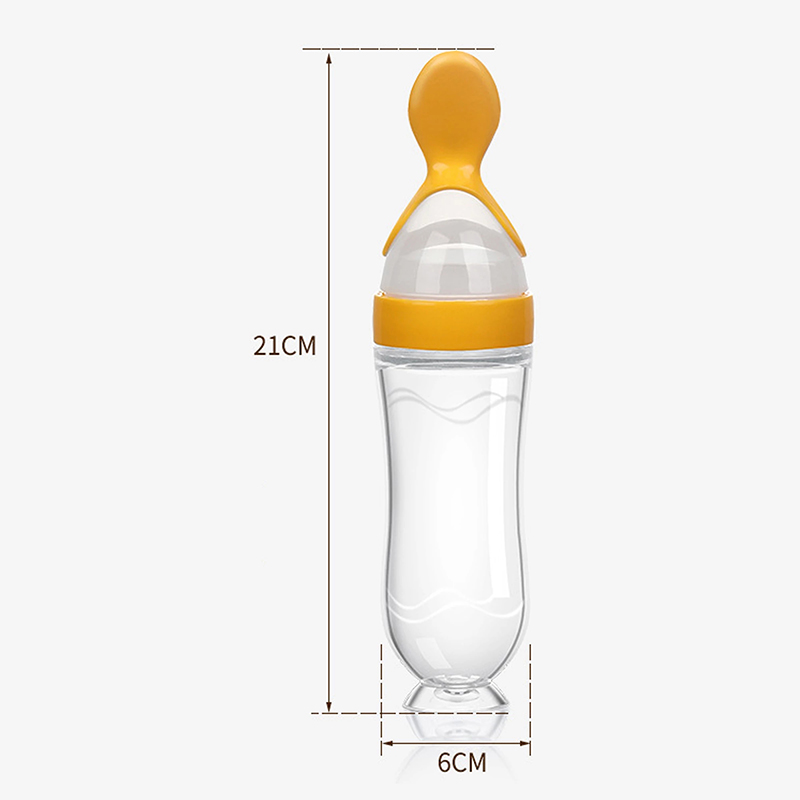 絞る哺乳瓶シリコーン新生児トレーニング米シリアル食品スプーン - Baby Food Dispensing Spoon のレビューと価格