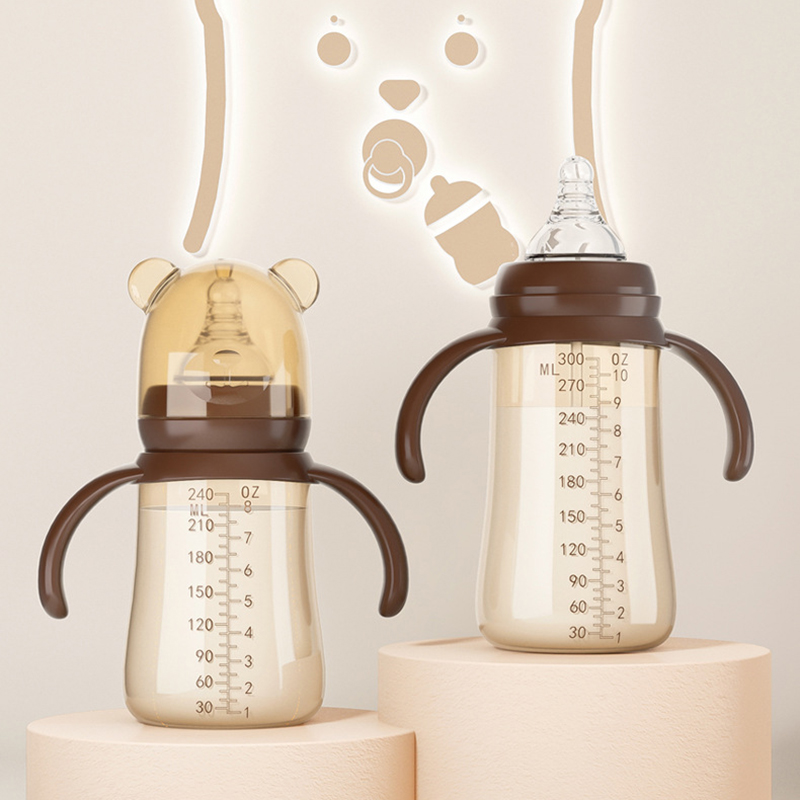 240/300ml 3 in1 ハンドル付きベビーボトル - - Baby Food Dispensing Spoon のレビューと価格
