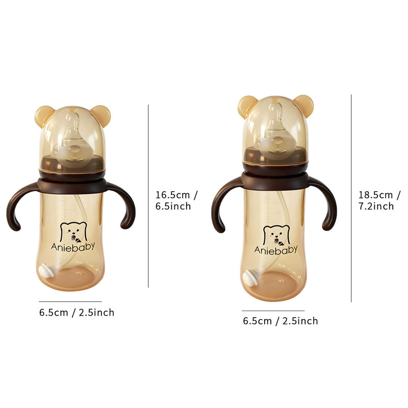 240/300ml 3 in1 ハンドル付きベビーボトル - - Baby Food Dispensing Spoon のレビューと価格