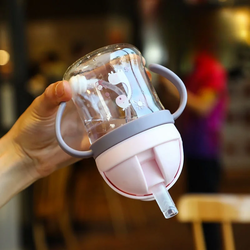 新しい漫画パターン屋外子供用飲料ボトルストロー付きベビー授乳 - Baby Food Dispensing Spoon のレビューと価格