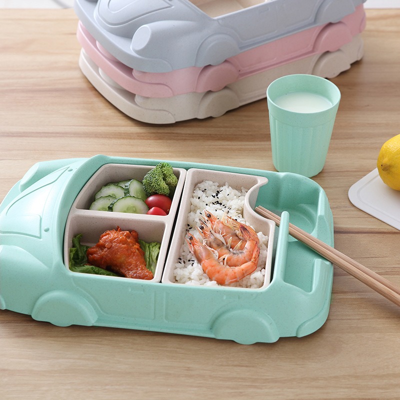 クリエイティブ車の形の竹繊維ベビー給餌ボウル食品グレード漫画 - Baby Food With Fiber のレビューと価格