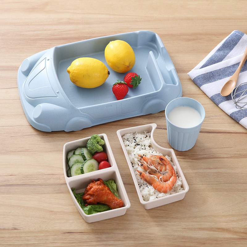 クリエイティブ車の形の竹繊維ベビー給餌ボウル食品グレード漫画 - Baby Food With Fiber のレビューと価格
