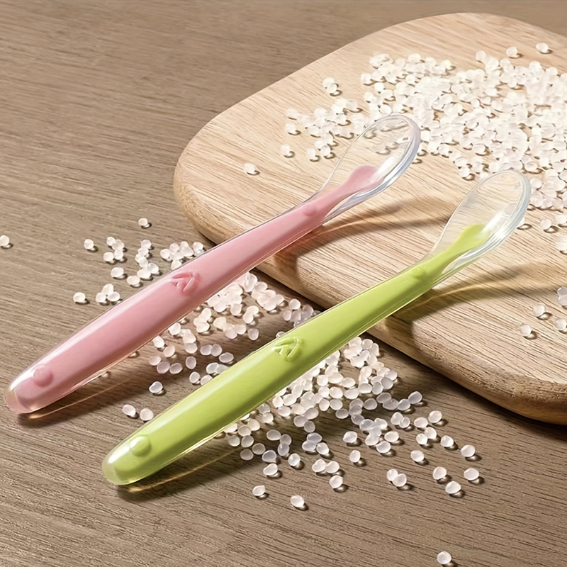 1/2個入り ソフトチップベビーシリコンスプーン 安全なベビ - Baby Food Lunch のレビューと価格