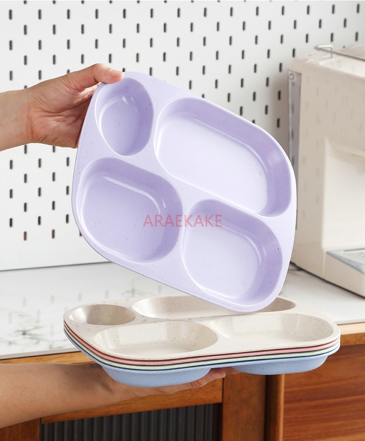 小麦わらベビー家庭用食器、子供用仕切りプレート、ベビー補完食 - Baby Food Usa のレビューと価格