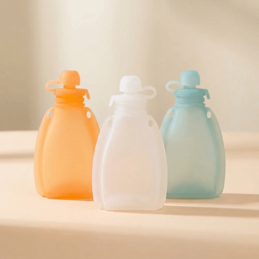 BPAフリー ベビーフードパウチ 食品グレードシリコン製 携 - Baby Food Pouches のレビューと価格