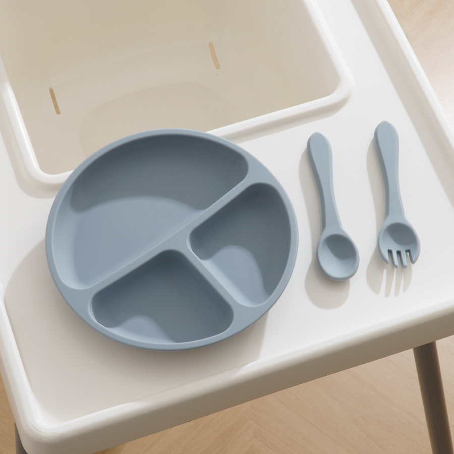 3 個子供の食器セット赤ちゃん食べる食品トレーニングシリコー - Baby Food Lunch のレビューと価格