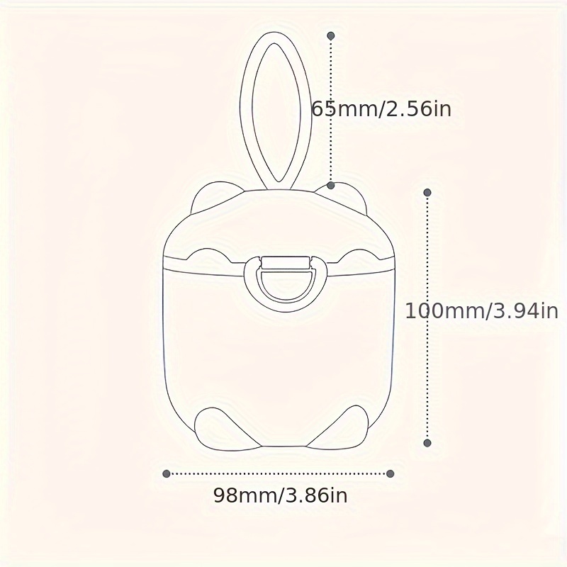 1pc ポータブル 4 層粉ミルクボックス、粉ミルク容器、食 - Baby Food Pouches のレビューと価格