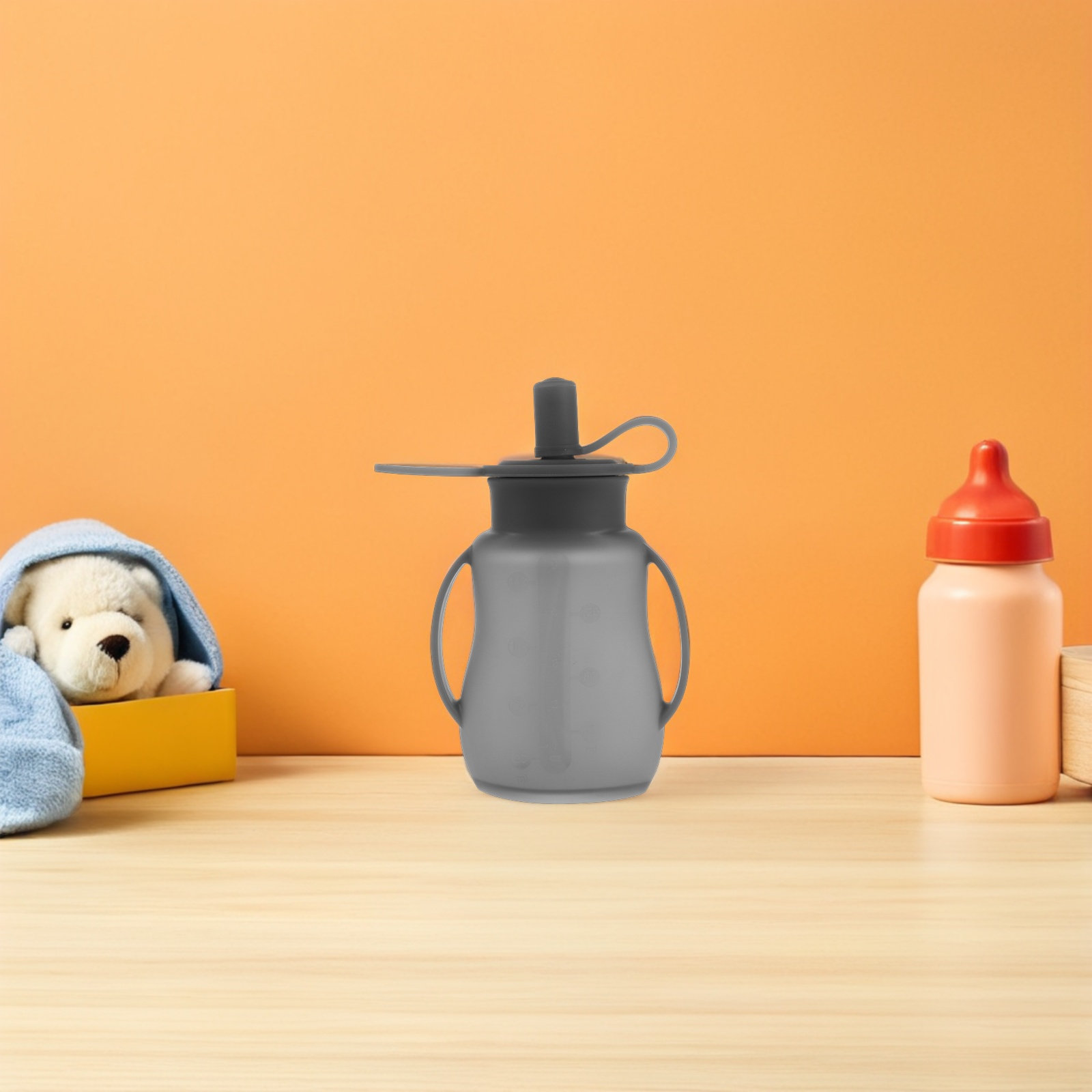 シリコン製ベビーフードポーチ 再利用可能 グレー 自家製ピュ - Baby Food Pouches のレビューと価格