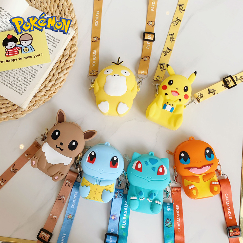 ポケモンバッグクロスボディバッグ子供のためのミニ小銭入れかわ - Baby Food Eat のレビューと価格