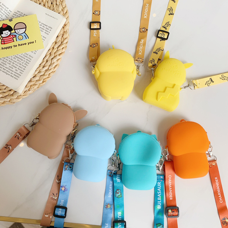 ポケモンバッグクロスボディバッグ子供のためのミニ小銭入れかわ - Baby Food Eat のレビューと価格