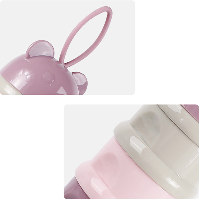 ストレージ 3/4 層ポータブル食品容器粉ミルクパウダーカー - Baby Food Pouches のレビューと価格