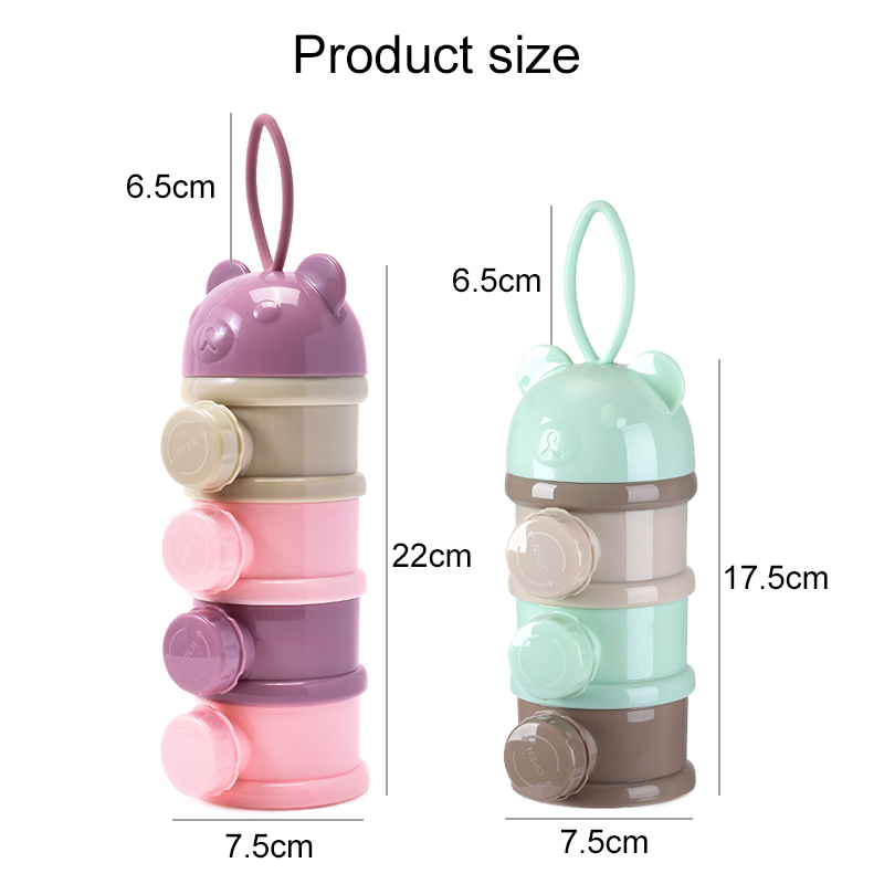 3/4 層ベビーポータブルベビーフード収納ボックス複数の開口 - Baby Food Pouches のレビューと価格