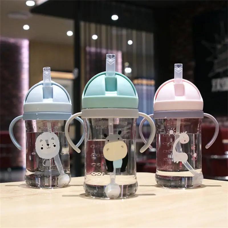 350 ミリリットル漫画パターン屋外子供用飲料ボトルストロー - Baby Food Dispensing Spoon のレビューと価格