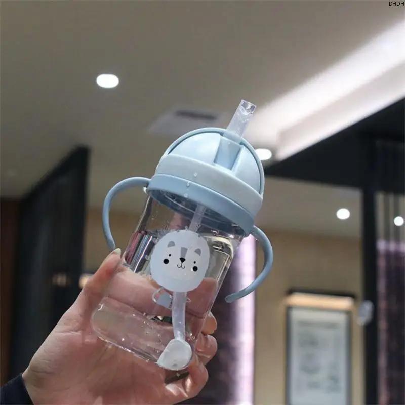 350 ミリリットル漫画パターン屋外子供用飲料ボトルストロー - Baby Food Dispensing Spoon のレビューと価格