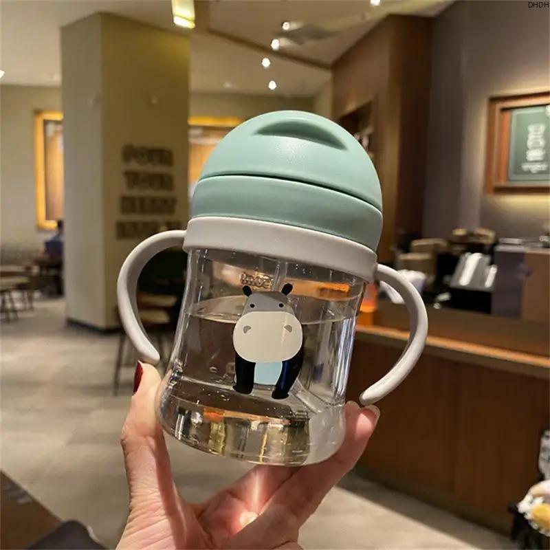 350 ミリリットル漫画パターン屋外子供用飲料ボトルストロー - Baby Food Dispensing Spoon のレビューと価格
